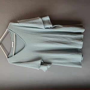 Mint Green Flowy Shirt